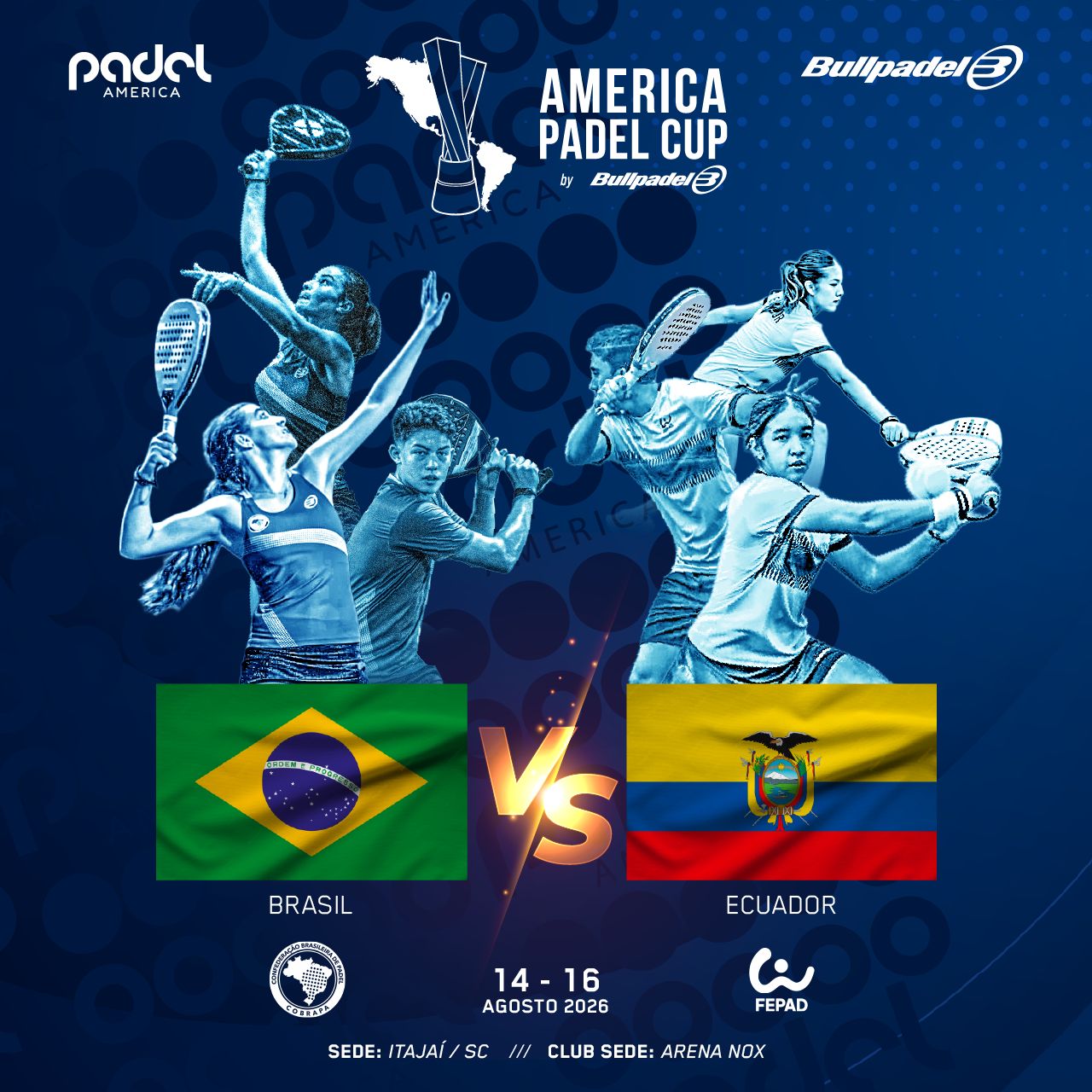 Póster de BRASIL VS ECUADOR
