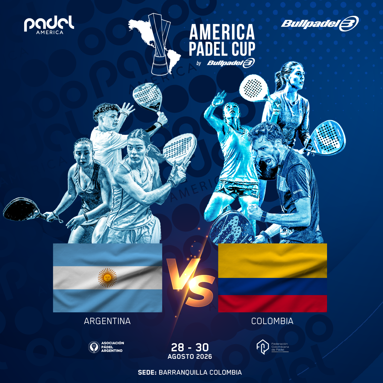Póster de COLOMBIA VS ARGENTINA