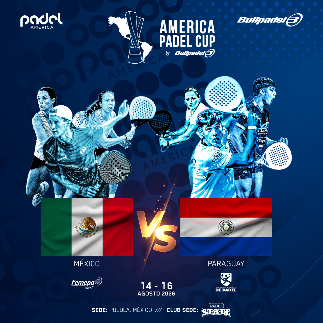 Póster de MEXICO VS PARAGUAY