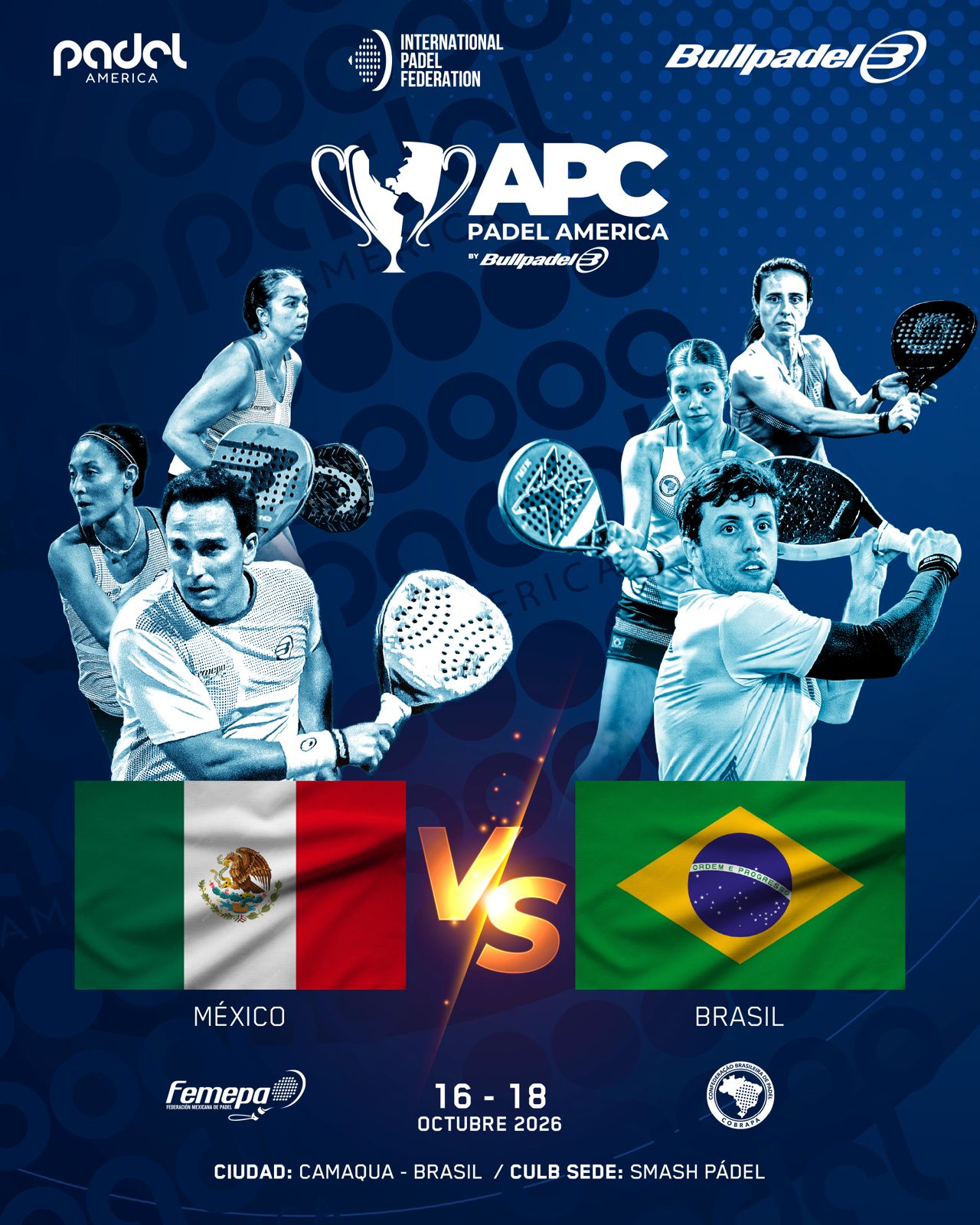 Póster de BRASIL VS MÉXICO