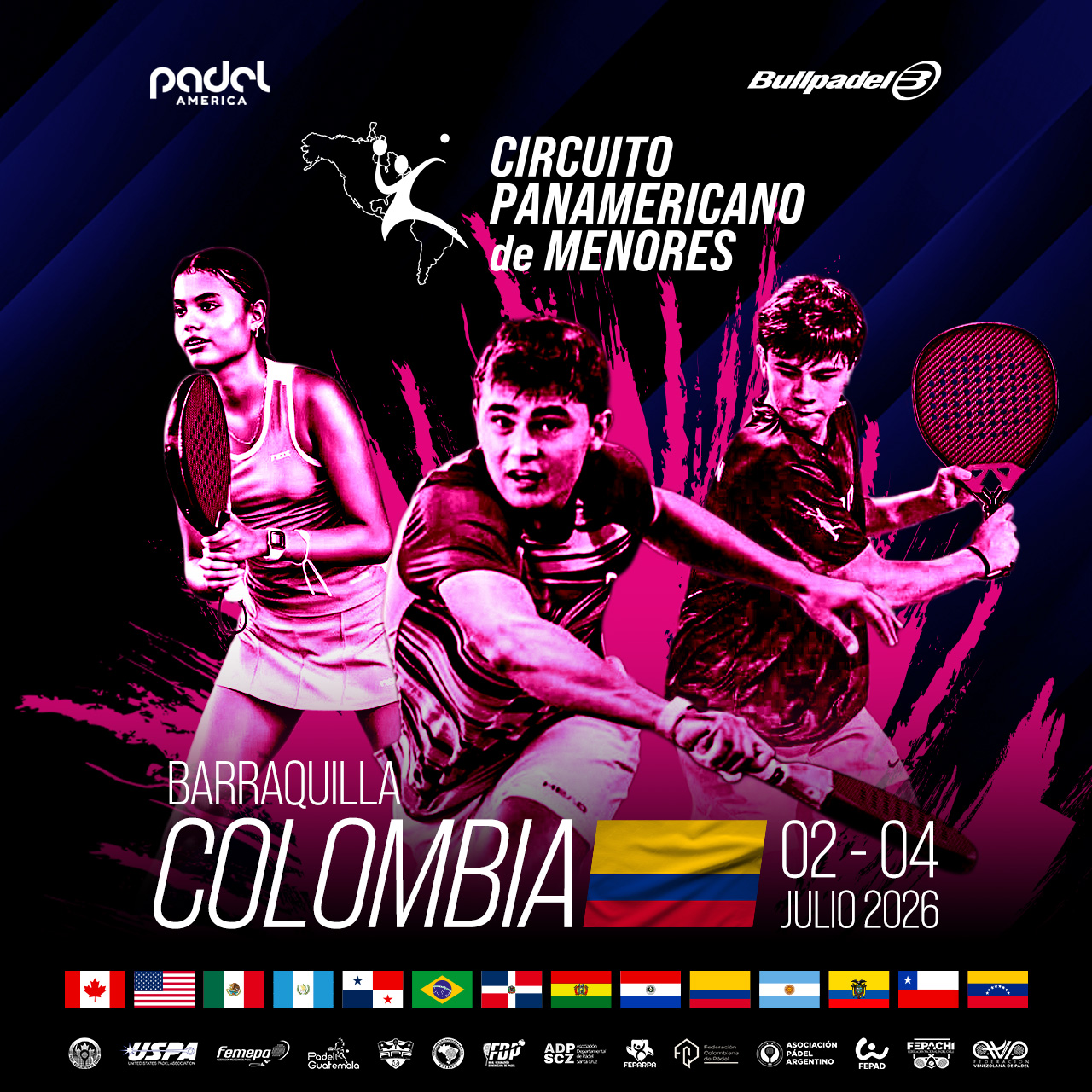 Póster de 2da FECHA COLOMBIA